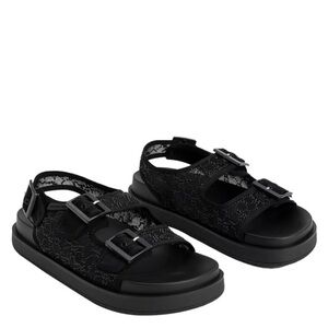 Charles & Keith Sandals Black Size 6